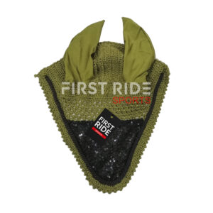 Fly Veil Horse Ear Bonnet Crochet | Cotton Crochet with Lycra Ears | First Ride Sports