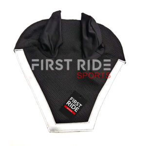 Air Mesh Fly Veil Horse Ear Bonnet Crochet | Cotton Crochet with Lycra Ears | First Ride Sports FRS-FVEN-102